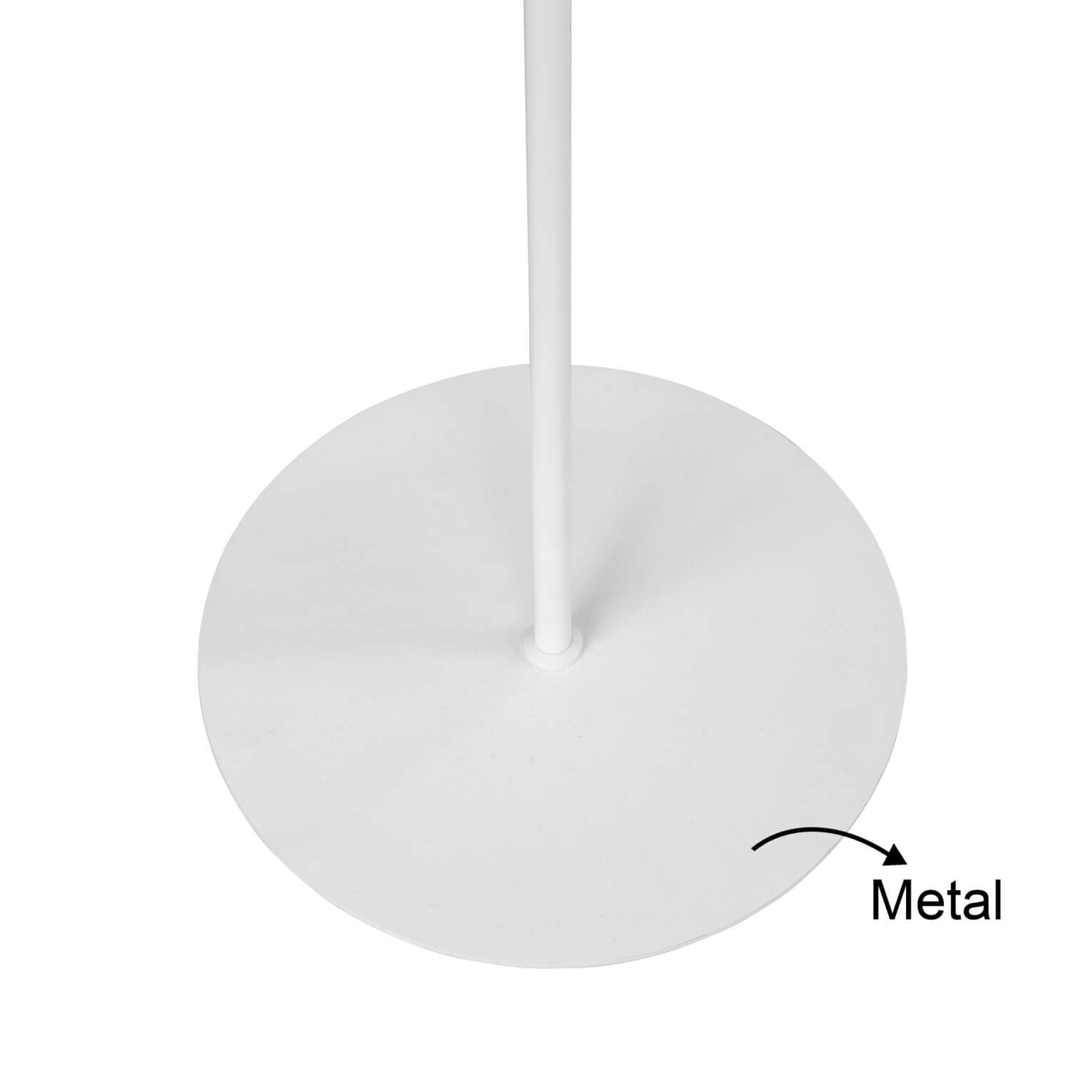 Candeeiro de Pé – 152 cm – Branco – Metálico