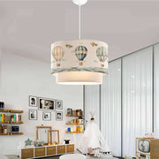 Candeeiro de Teto – 70 cm – Creme – Plástico