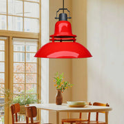 Candeeiro de Teto – 120 cm – Vermelho – Metálico