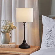 Candeeiro de Mesa – 49 cm – Creme – Metal