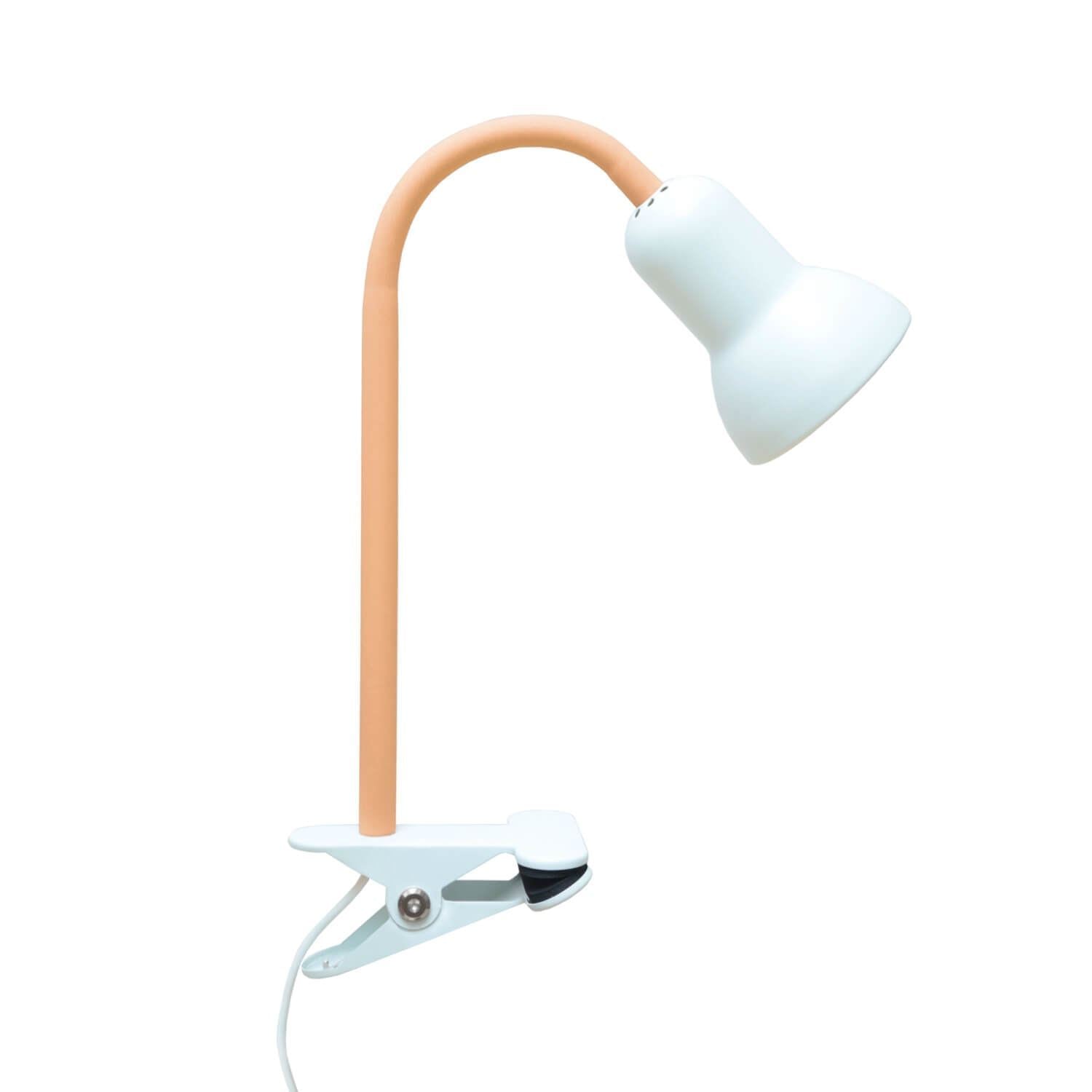 Candeeiro de Mesa – Ø9 h:11 cm – Rosa Claro – Silicone com tampa de metal