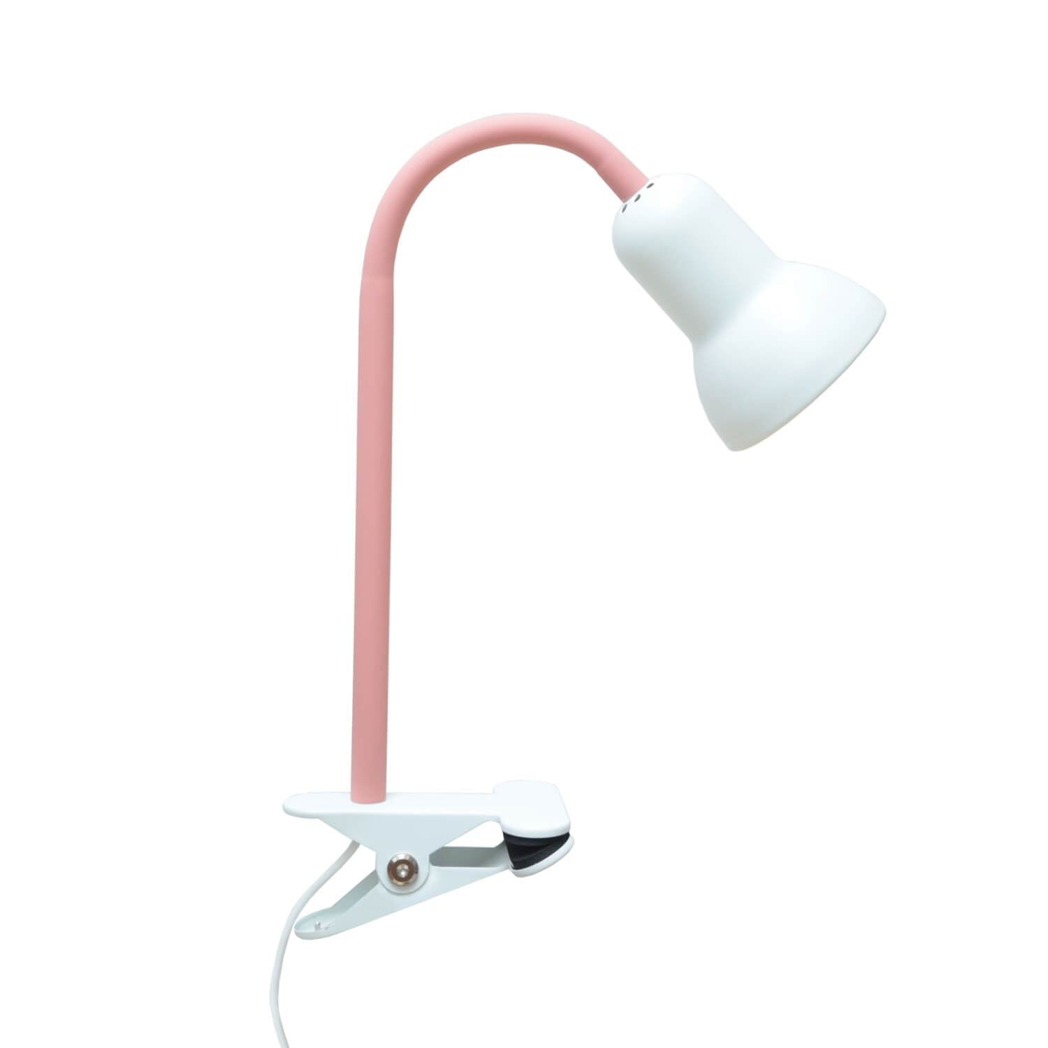 Candeeiro de Mesa – 35 cm – Rosa Claro – Silicone com tampa de metal