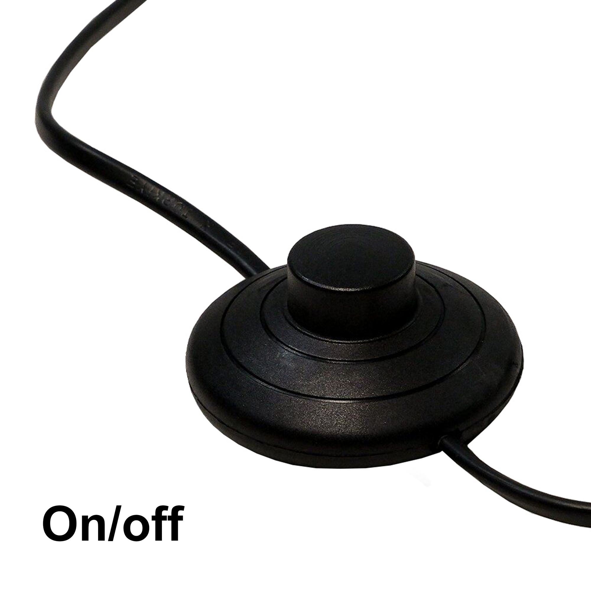 Candeeiro de Pé – 147 cm – Preto – Metal