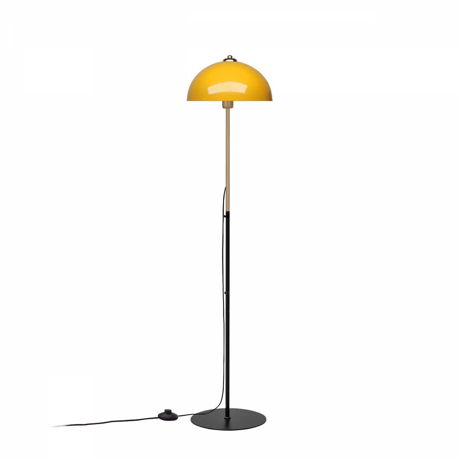 Candeeiro de Pé – 147 cm – Amarelo – Metal