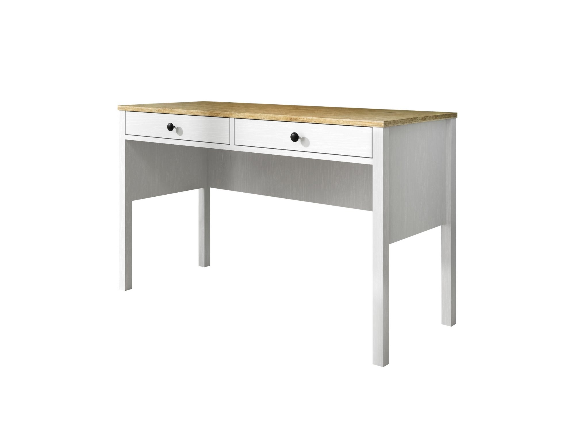 Secretária de Estudo – 120 cm x 73 cm x 60 cm – Madeira e Branca – Aglomerado e MDF