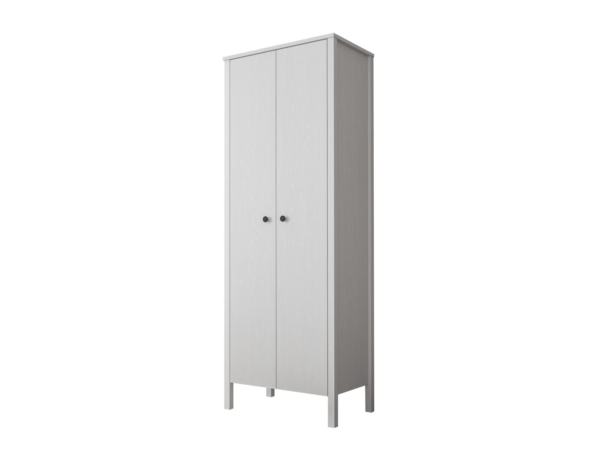 Guarda-roupa de madeira – 70cm x 194,8cm x 50cm – Branco – MDF e painel de partículas