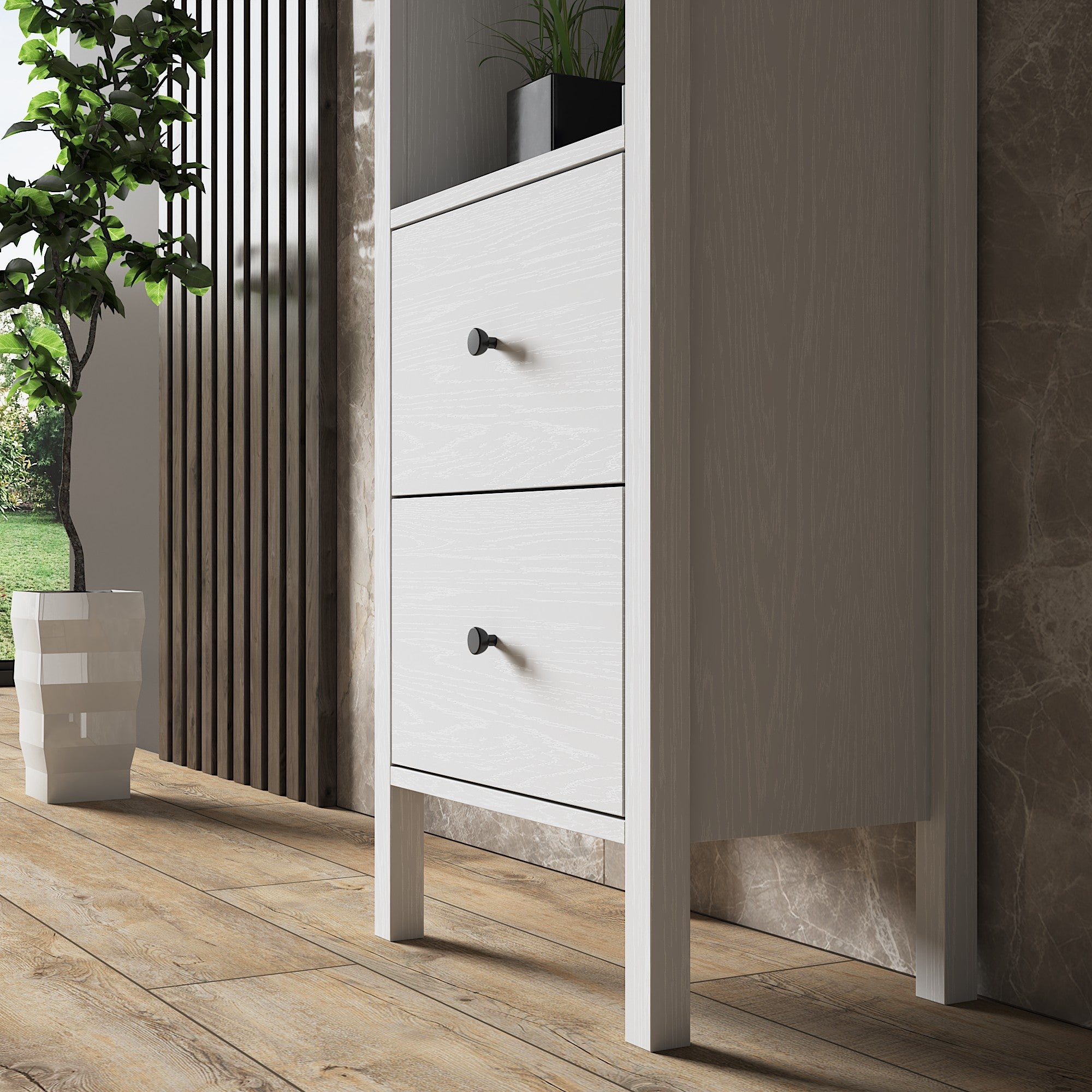 Estante de livros – 80 cm x 180 cm x 35 cm – Branco – Aglomerado