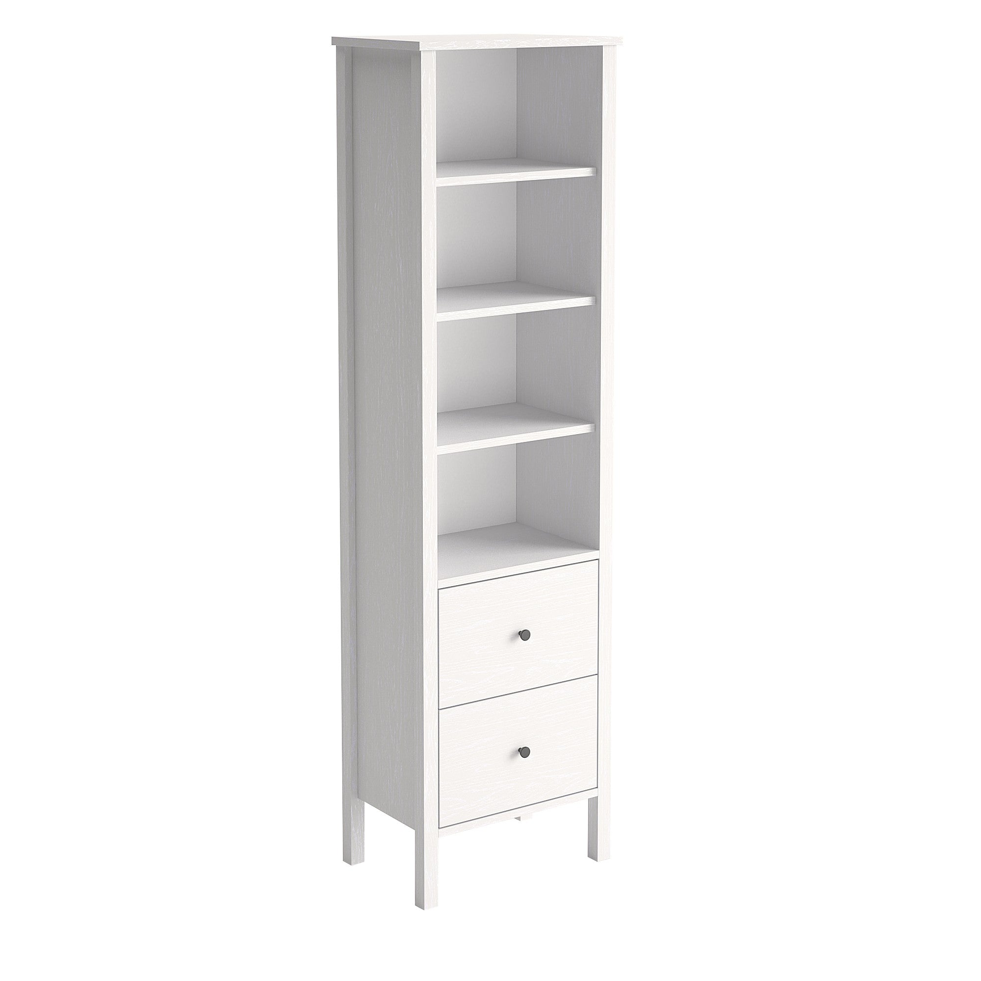 Estante de livros – 80 cm x 180 cm x 35 cm – Branco – Aglomerado