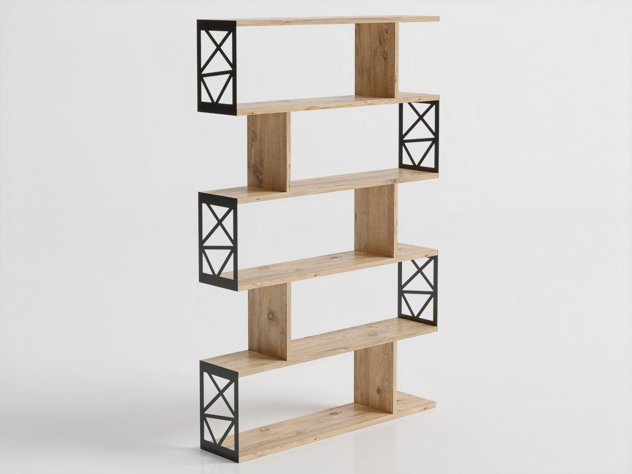 Estante de livros – 90cm x 138cm x 20cm – Pinho Atlântico – Aglomerado