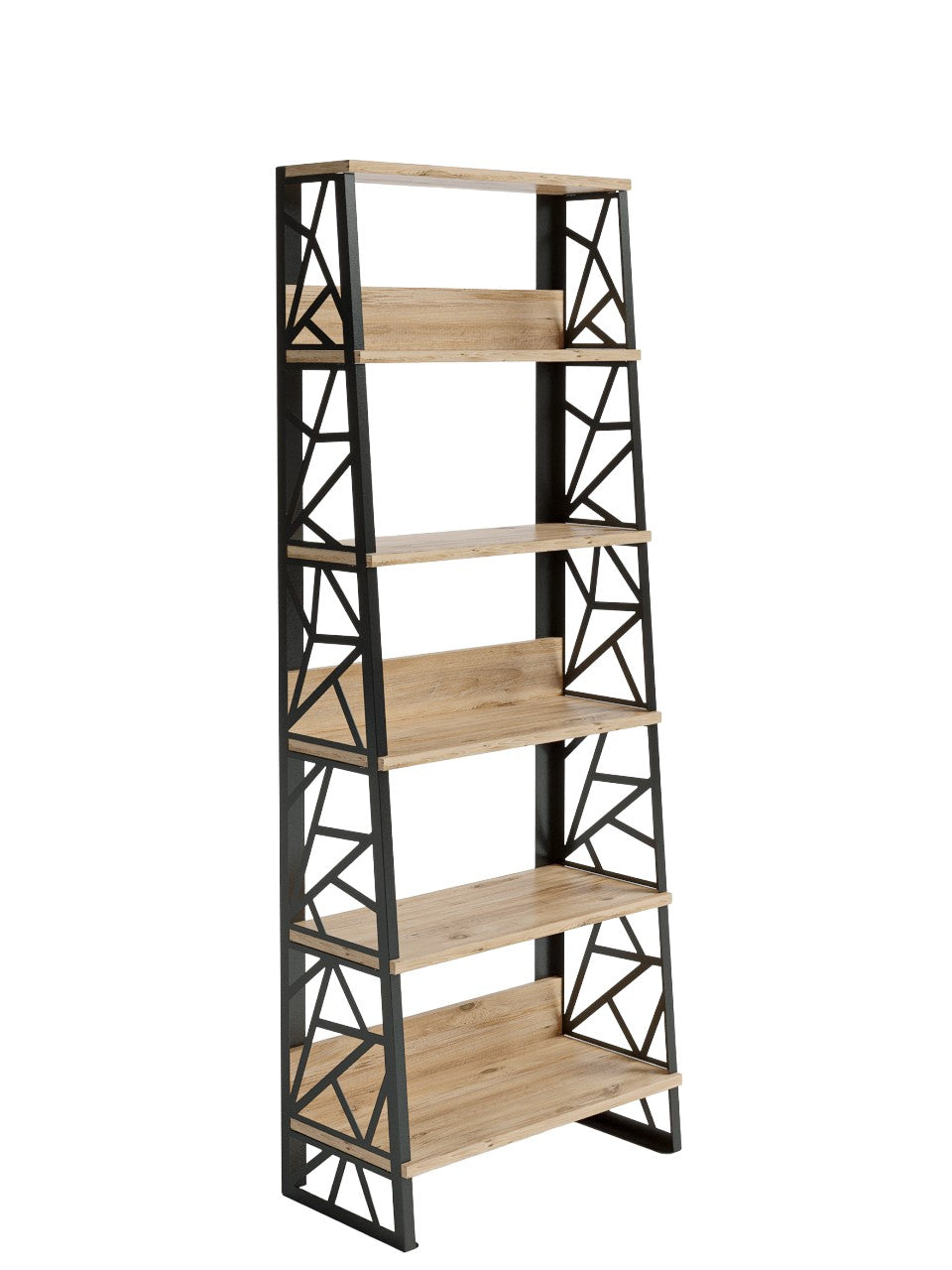 Estante de livros – 60 cm x 160 cm x 30 cm – Pinho Atlântico – Aglomerado de madeira