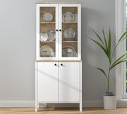 Estante de livros – 83cm x 194cm x 47cm – Branco – Madeira aglomerada