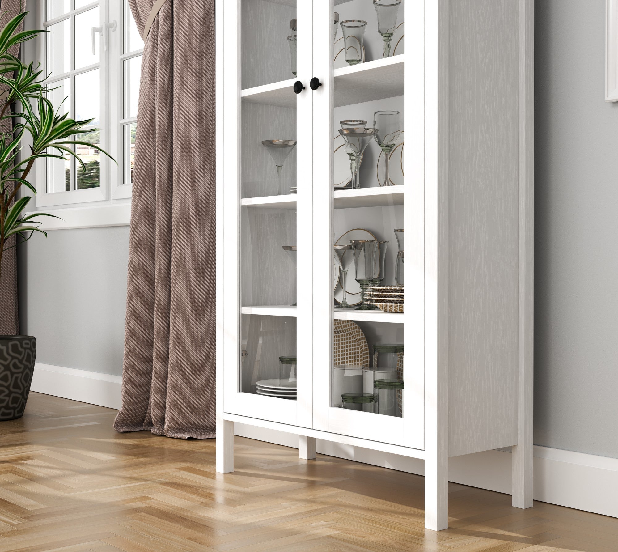 Estante de livros – 83cm x 194cm x 35cm – Branco e Madeira – Aglomerado revestido de melamina