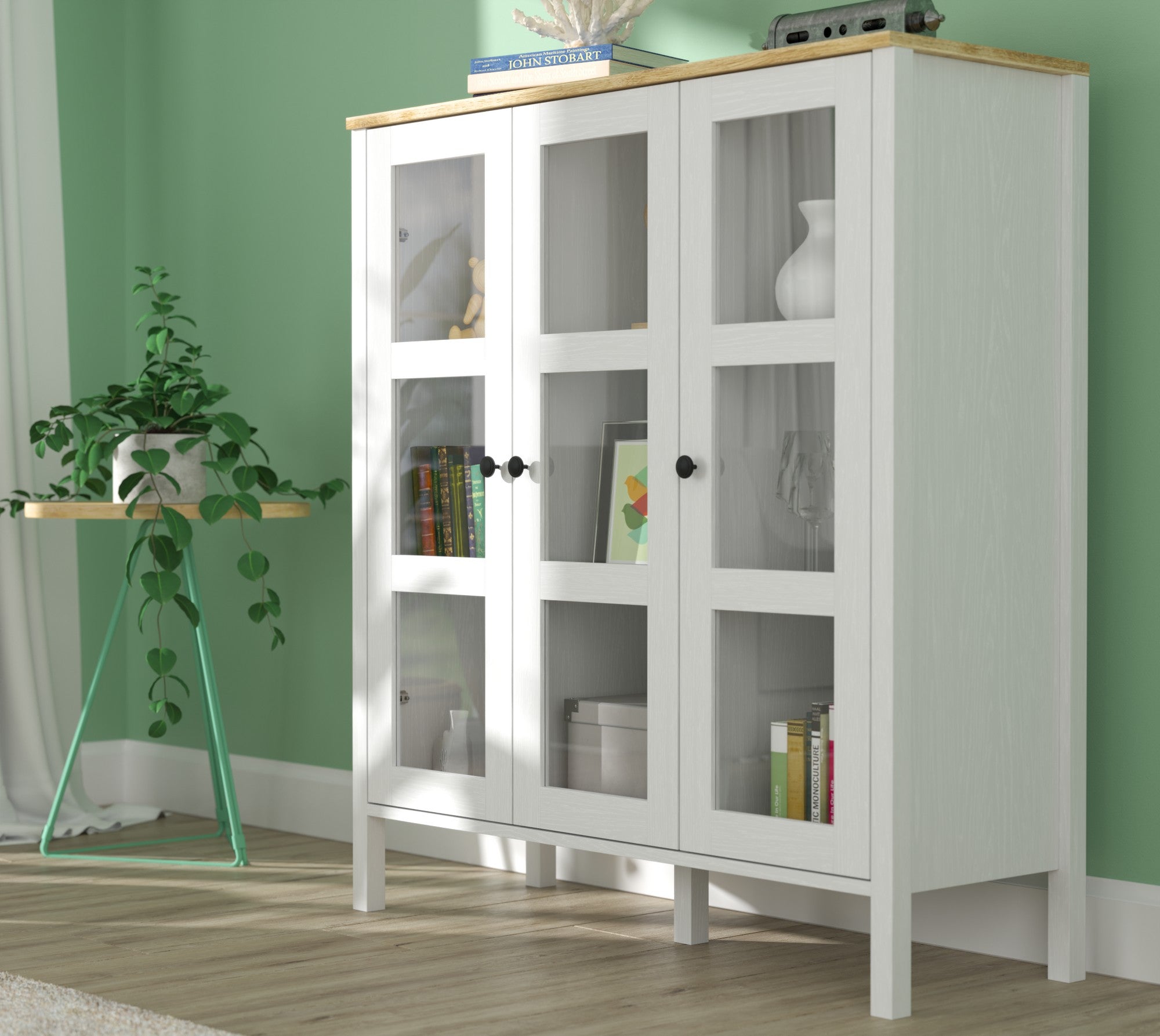 Estante de livros – 112cm x 123cm x 40cm – Branco – MDF