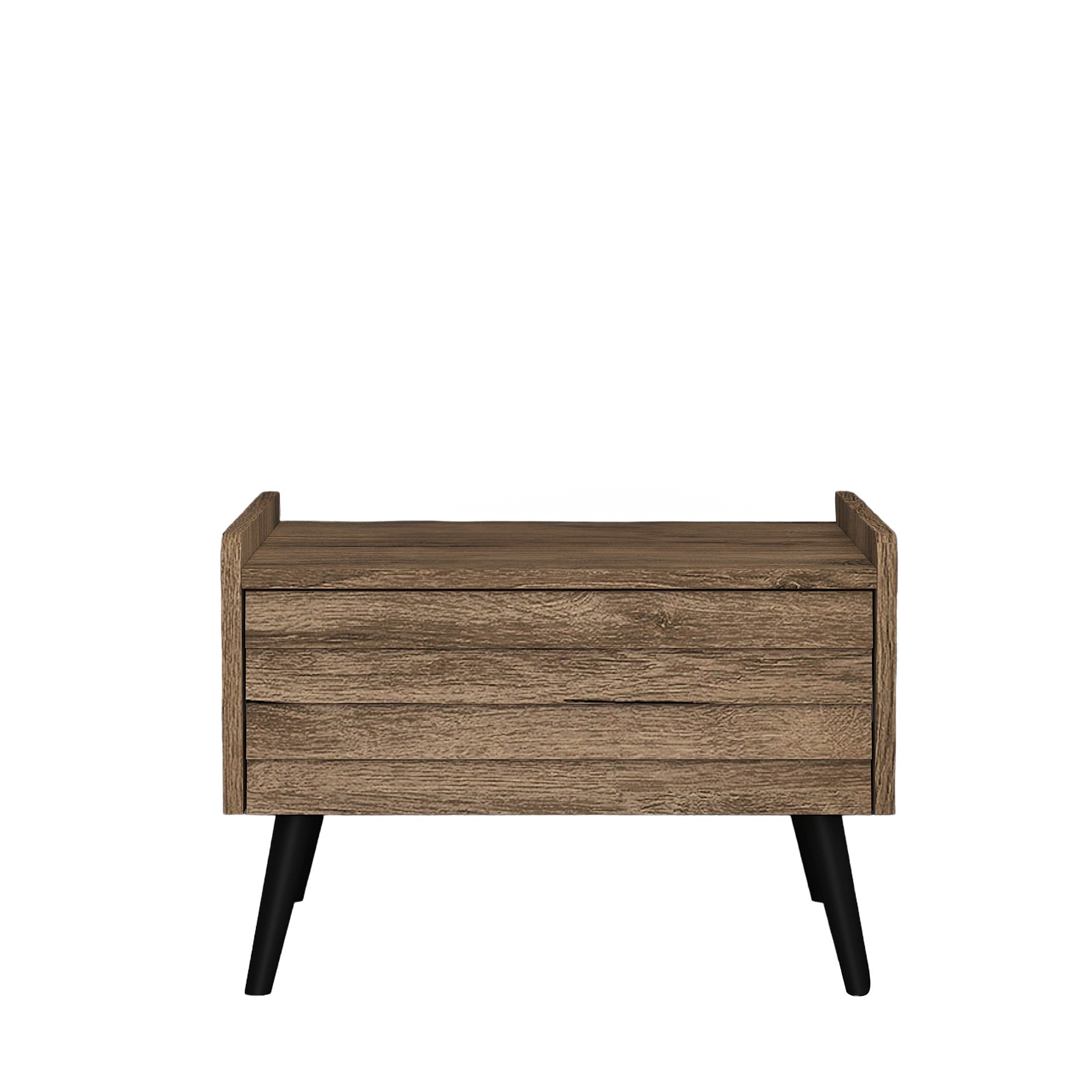 Mesa de cabeceira – 60 cm x 40 cm x 45 cm – Noz – MDF e aglomerado
