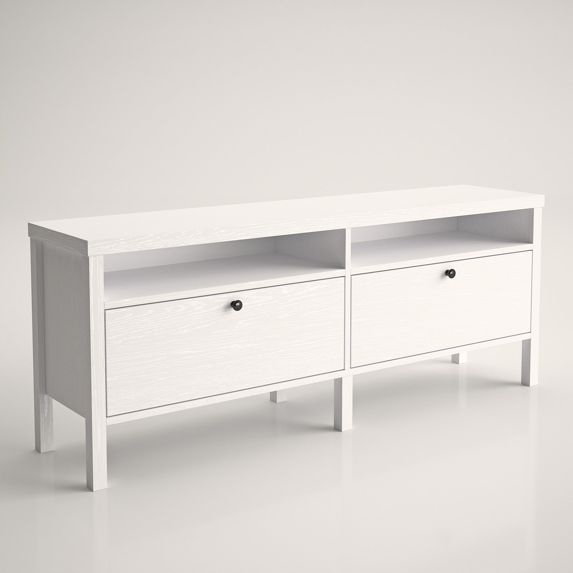 Móvel de TV – 150cm x 57cm x 35cm – Branco – Madeira