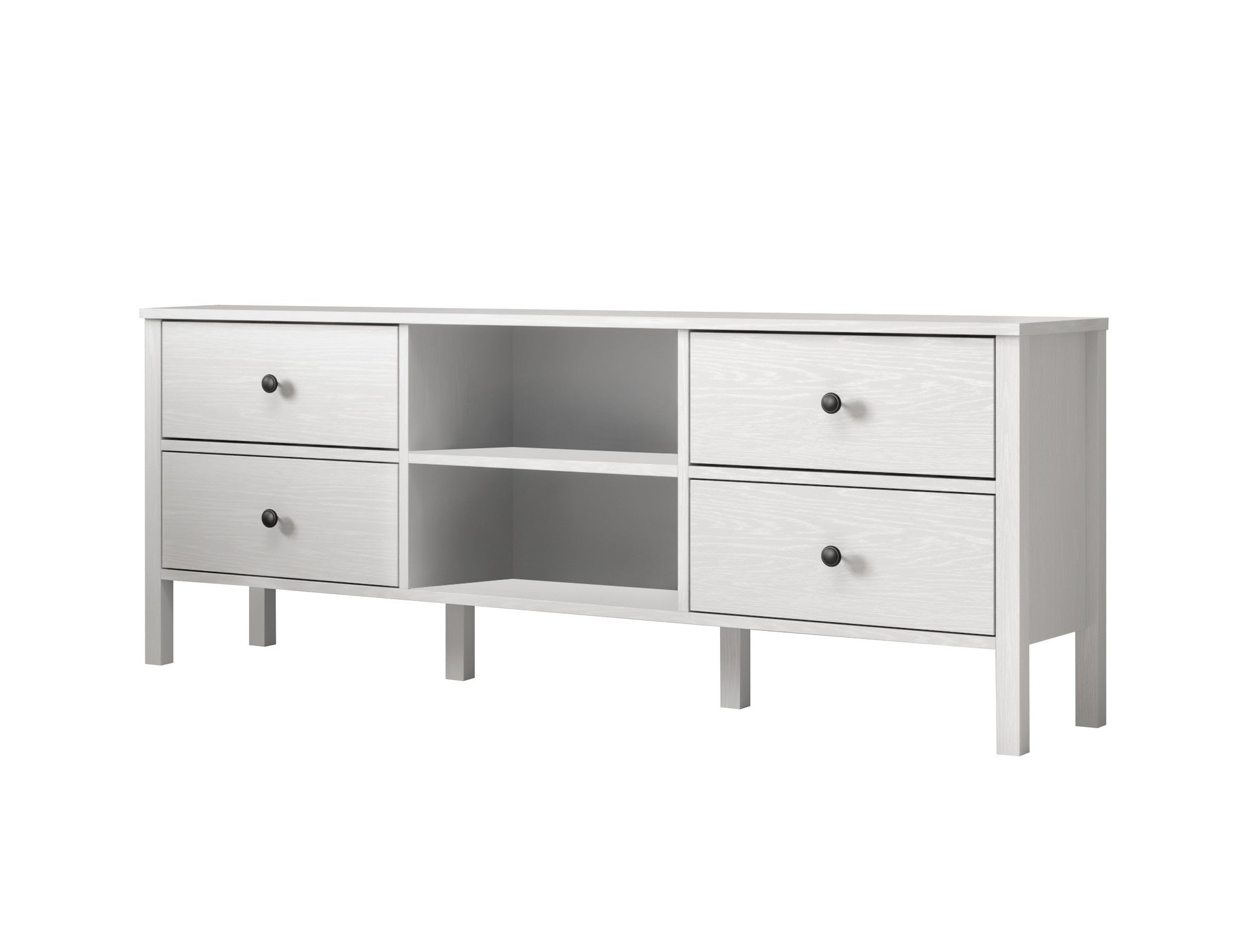 Móvel de TV – 160 cm x 62 cm x 35 cm – Branco – Aglomerado