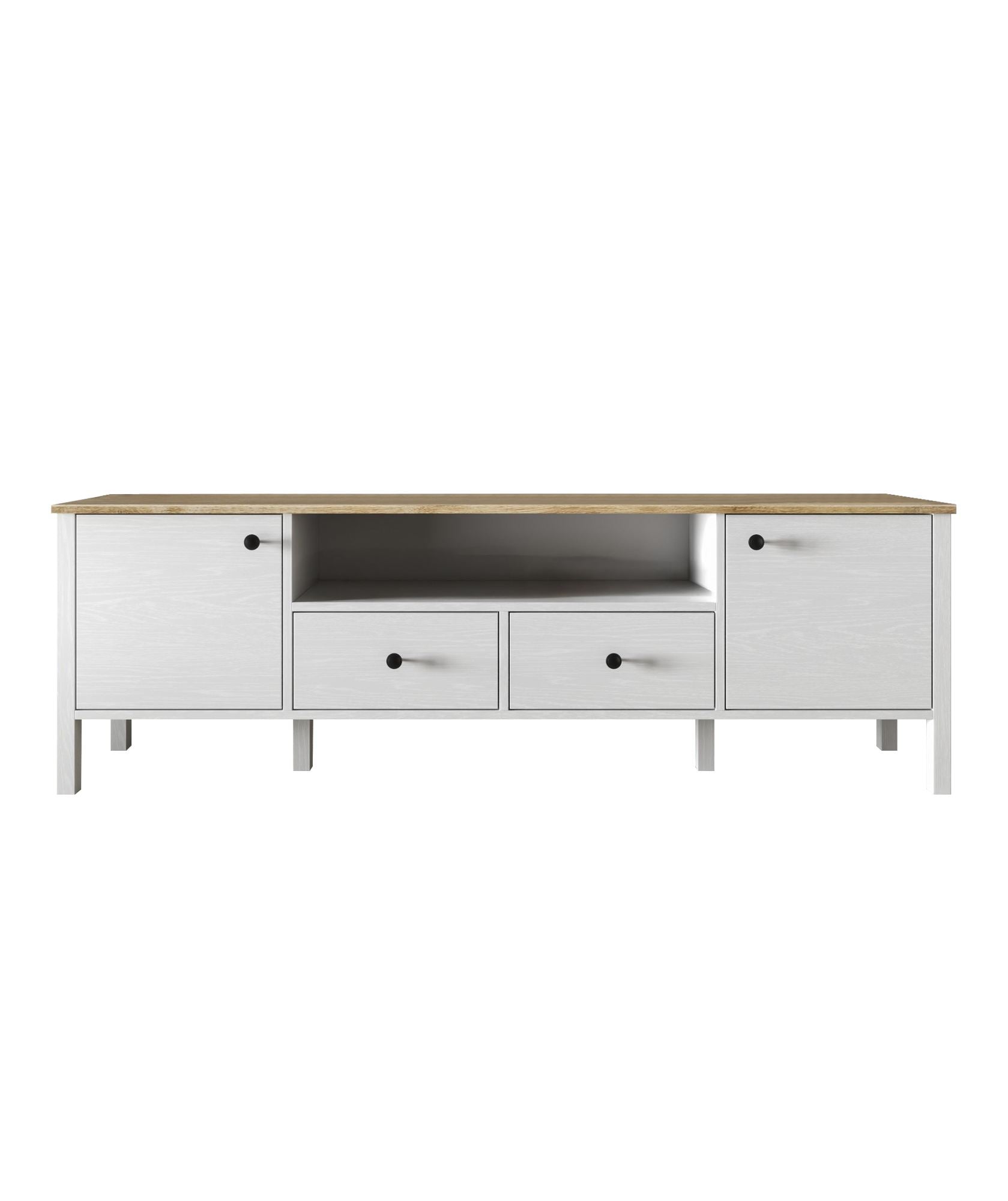 Móvel de TV – 180 cm x 58 cm x 35 cm – Branco – MDF