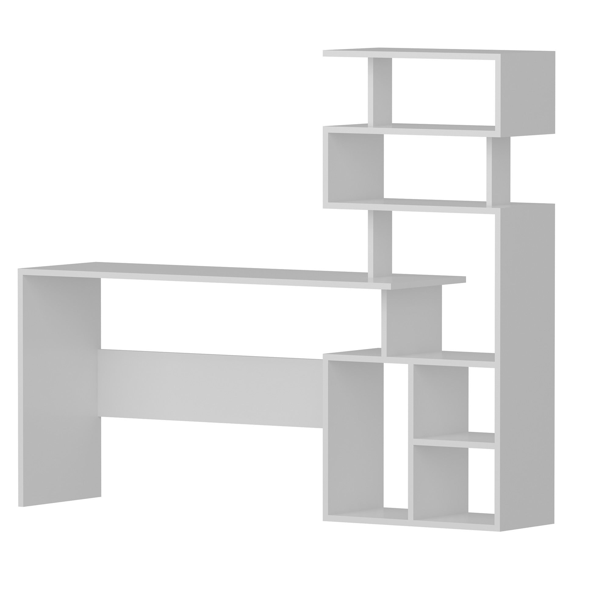 Secretária de Estudo – 130x70x40 cm – Branca – Melamina