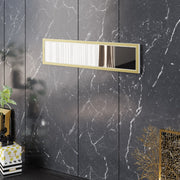 Espelho decorativo – 90 x 22 x 2 cm – branco – aglomerado