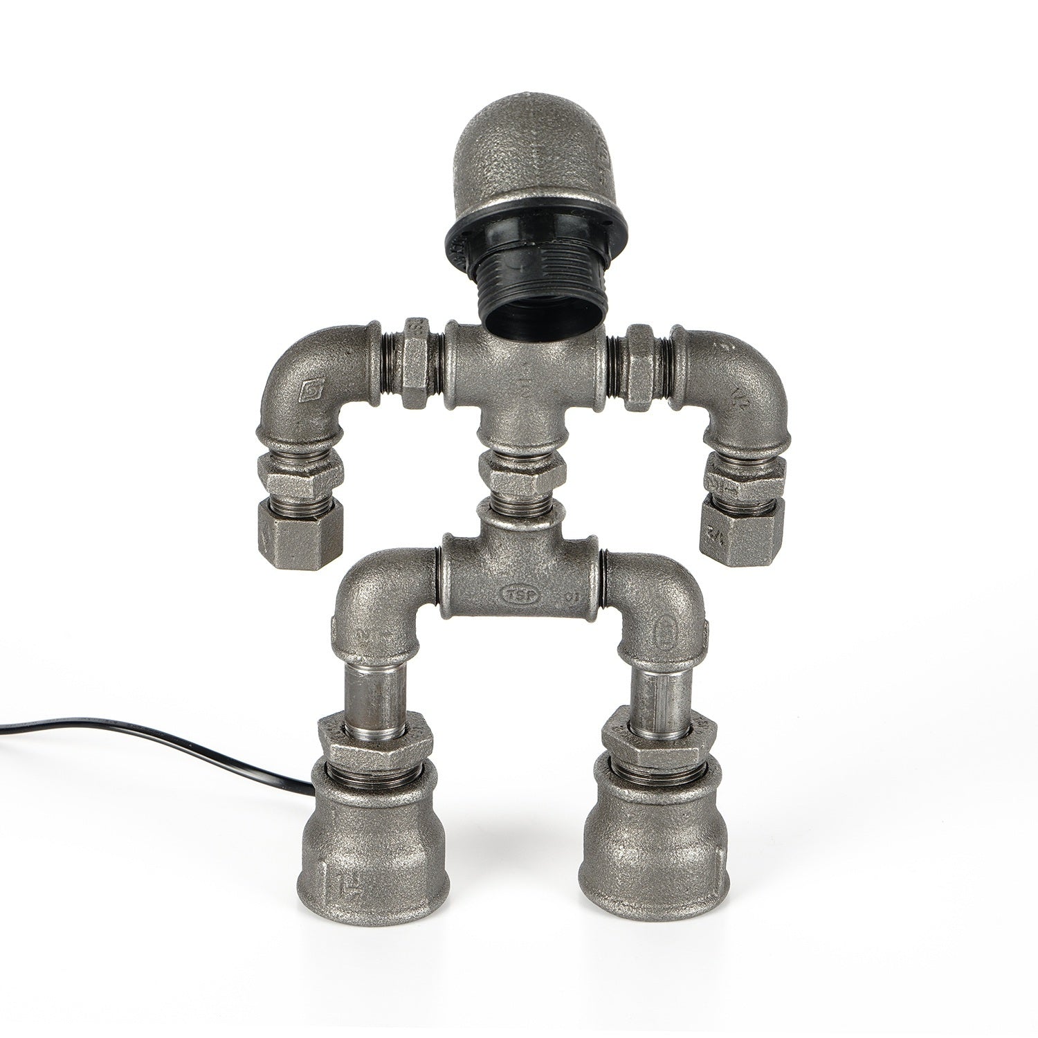 Candeeiro de Mesa – 30 x 20 x 7 cm – Preto – Metal