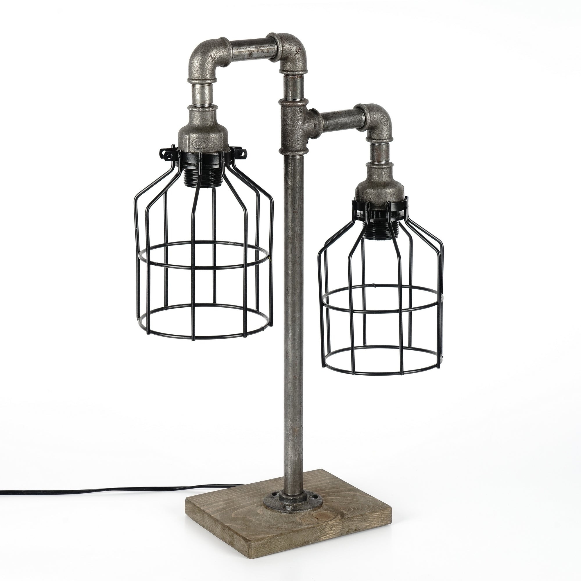Candeeiro de Mesa – 40 x 56 x 17 cm – Preto – Ferro