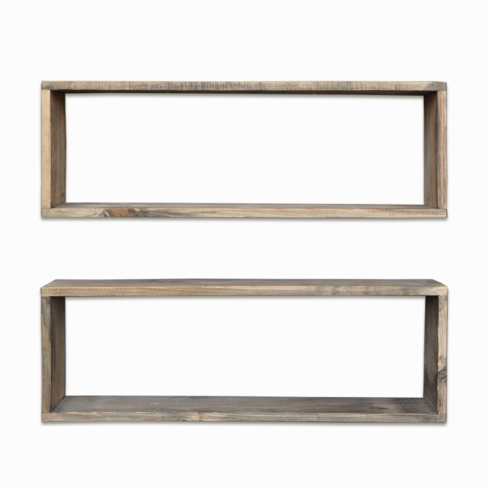 Prateleira de parede – 70cm x 20cm x 12cm – noz – madeira de abeto
