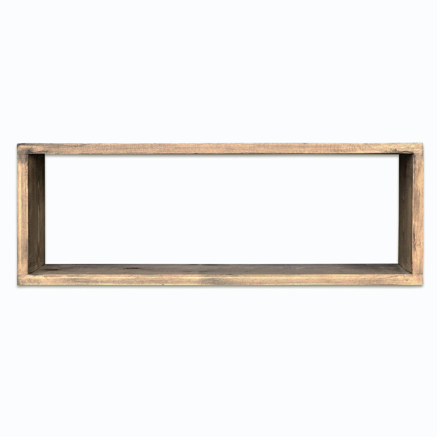 Prateleira de parede – 70cm x 25cm x 13cm – Nogueira – Madeira de abeto