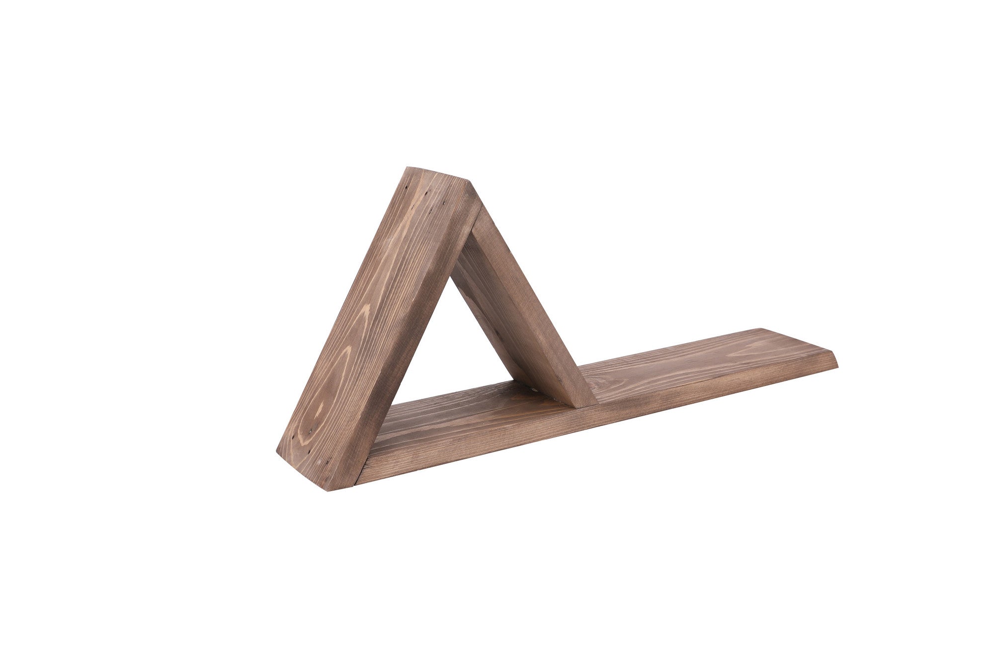 Prateleira de parede – 40x20x9 cm – Cor nogueira – Madeira de abeto