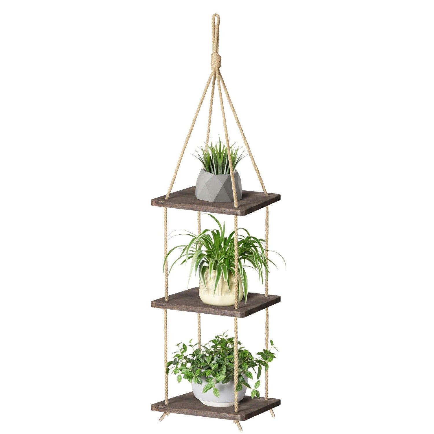 Prateleira de parede – 90 cm x 25 cm x 1.8 cm – Cor noz – Madeira de abeto
