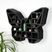 Prateleira de parede – 27cm x 40cm x 6cm – Preto – Madeira maciça