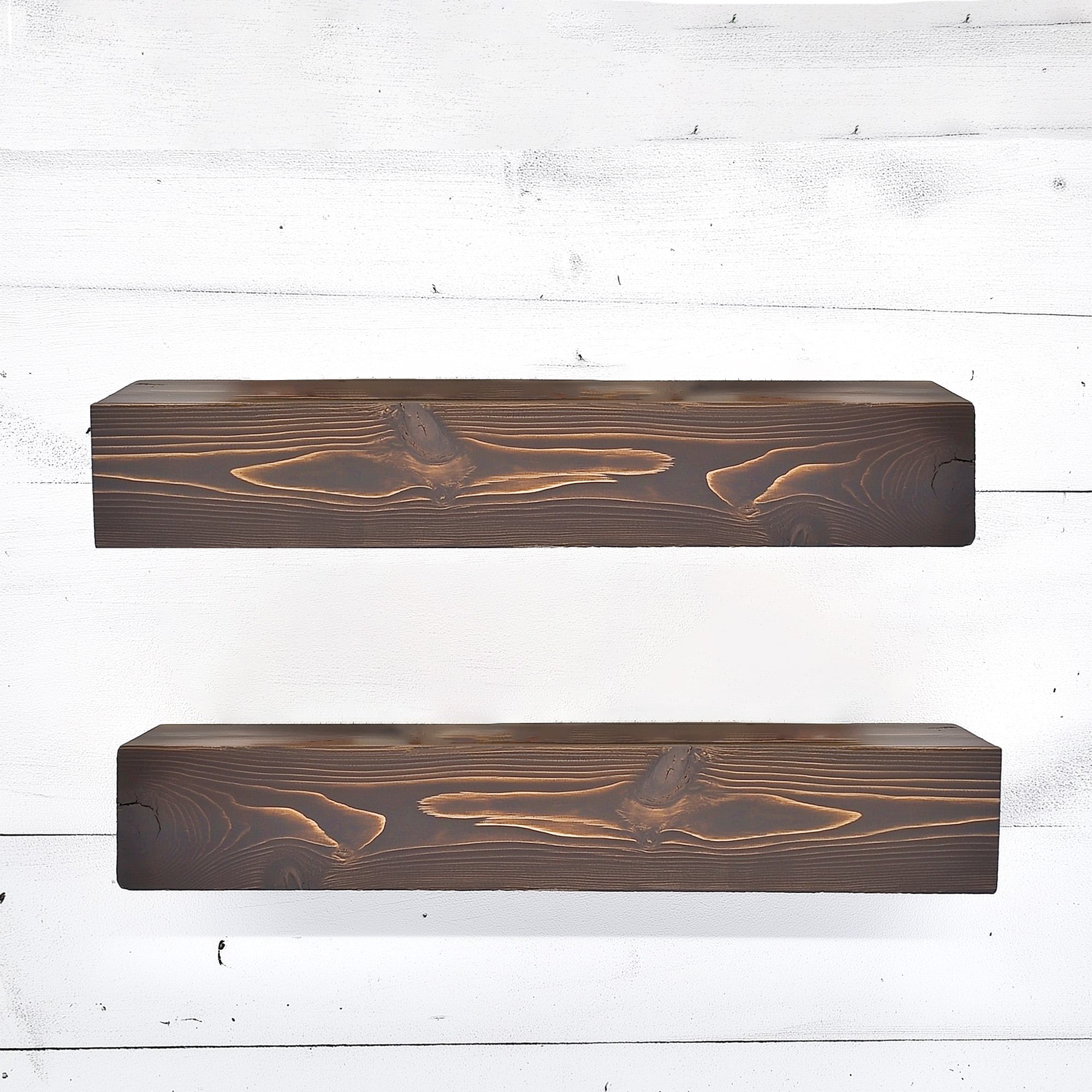Prateleira de Parede Decorativa de Madeira – 13x40x11 cm – Madeira – 100% Madeira Maciça