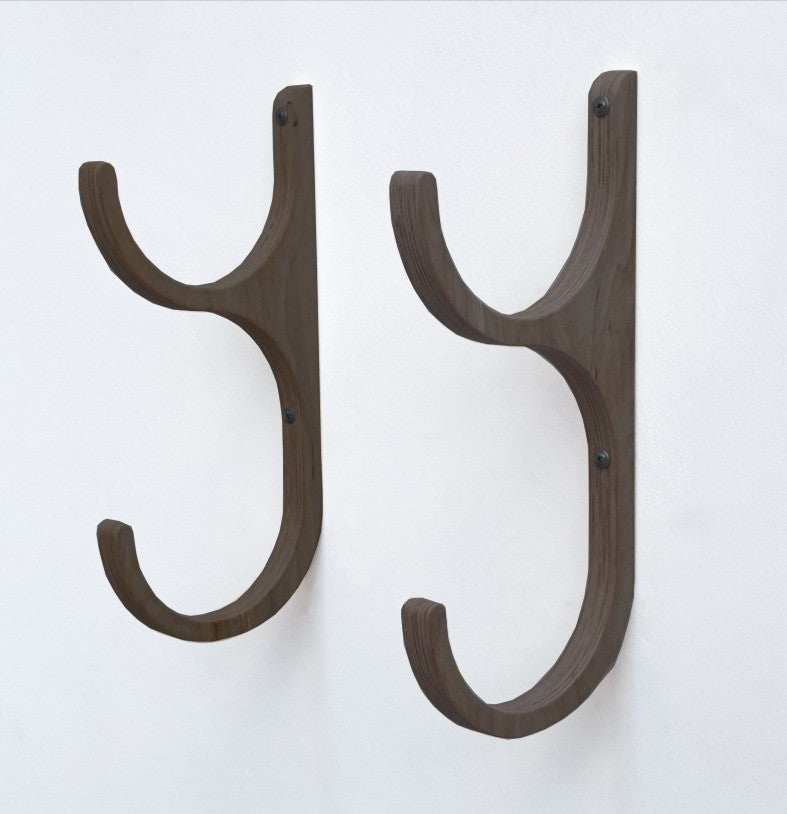Prateleira de parede de madeira – 17cm x 20cm x 2cm – Preto