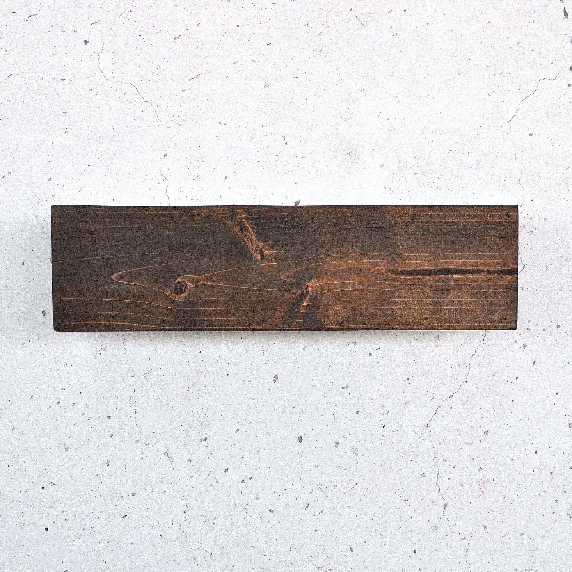 Prateleira de parede de madeira – 13 cm x 40 cm x 11 cm – madeira natural