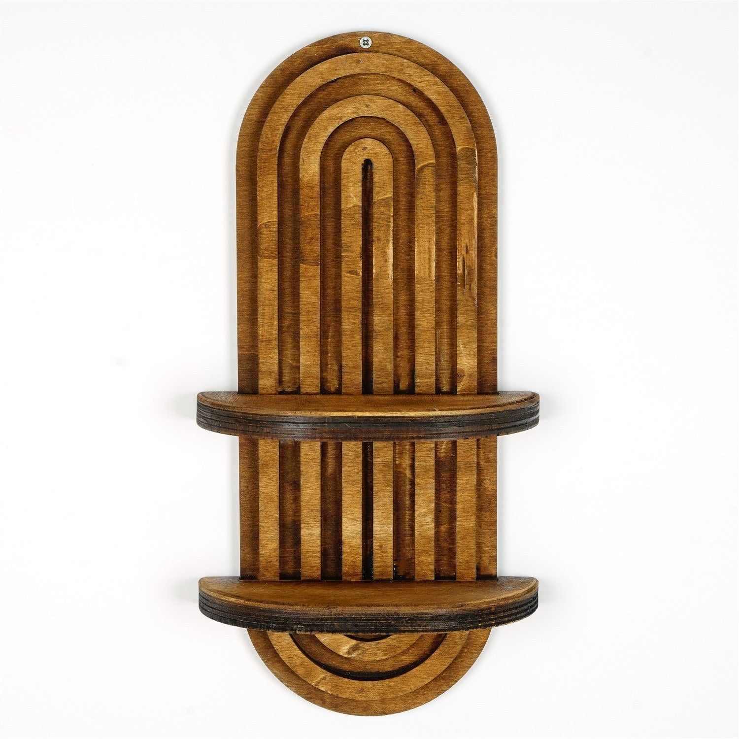 Prateleira de parede – 40 x 20 x 9 cm – nogueira – contraplacado