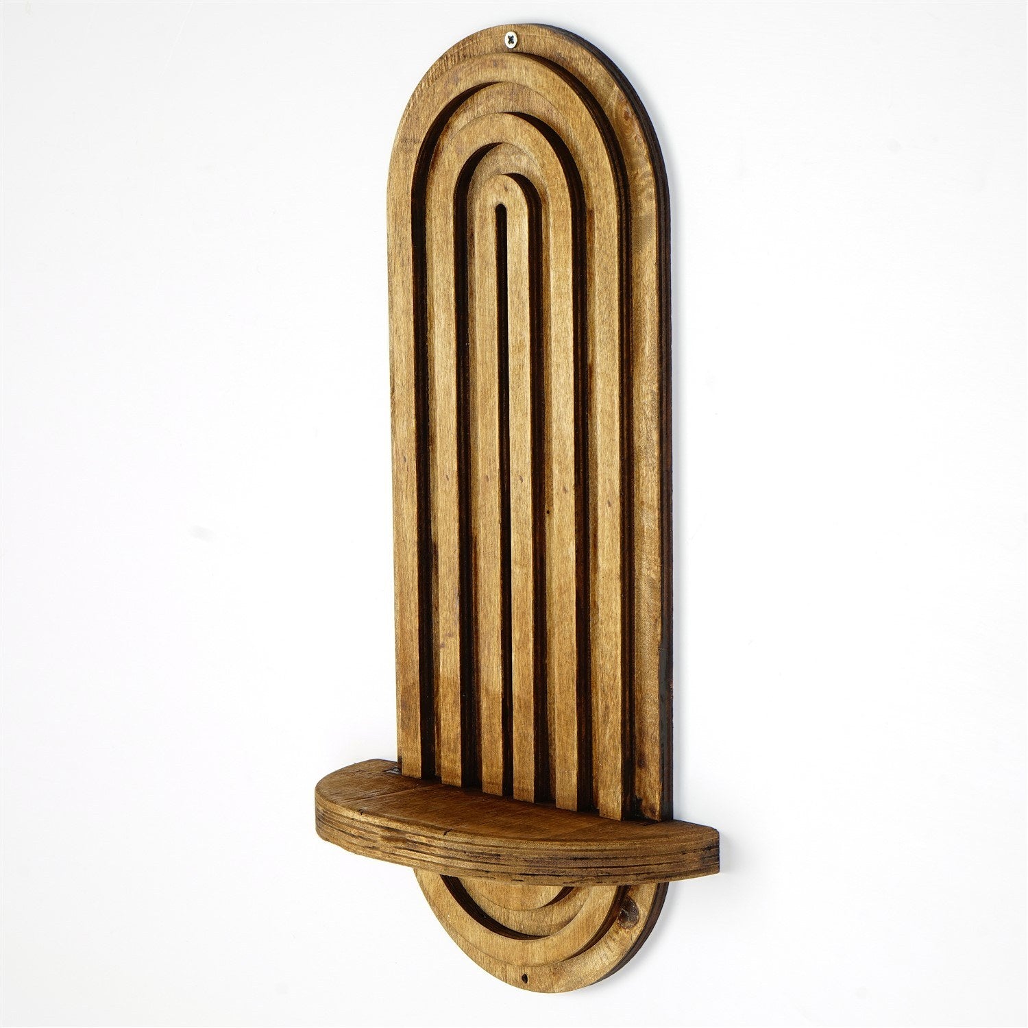 Prateleira de parede – 40 x 20 x 9 cm – Nogueira – Contraplacado
