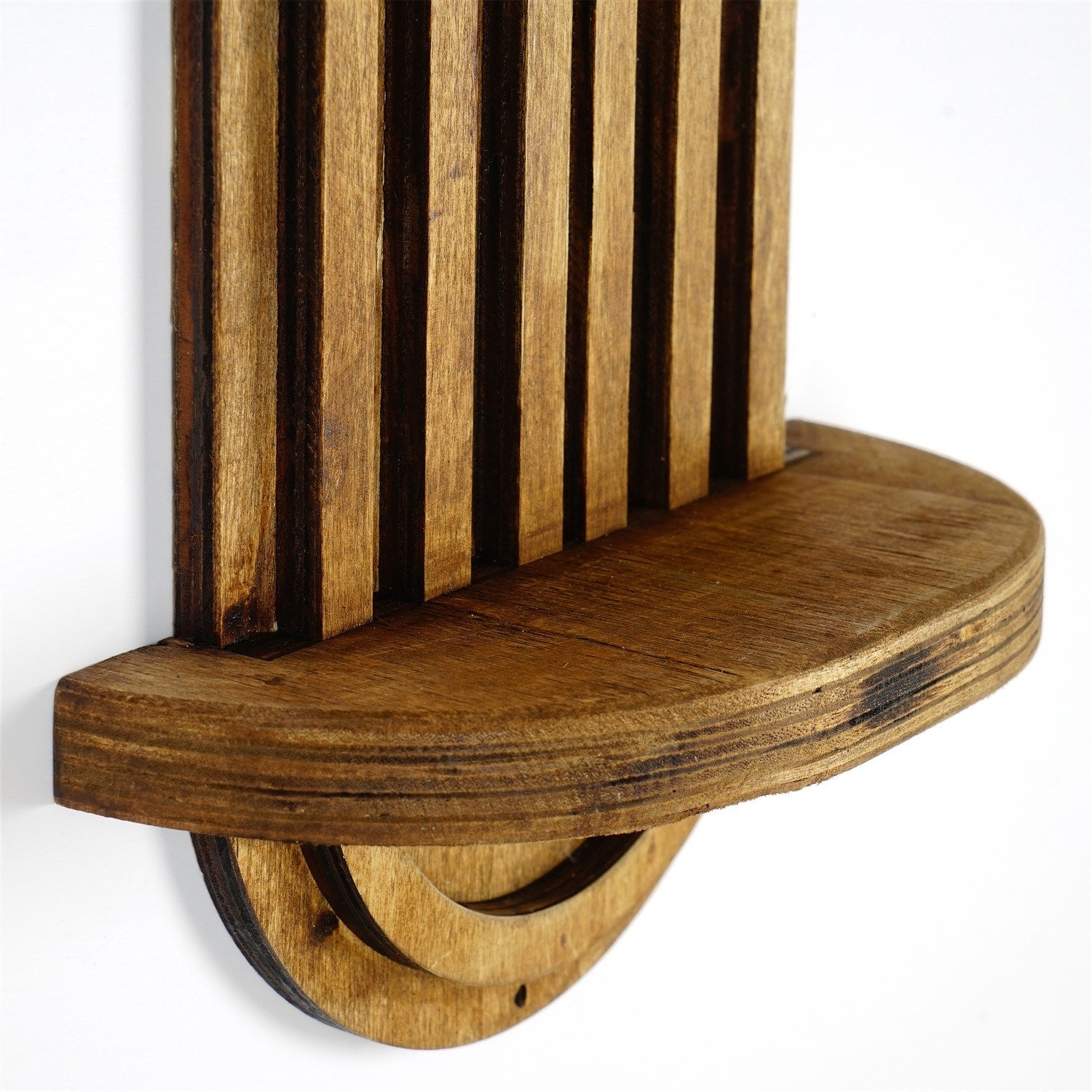 Prateleira de parede – 40 x 20 x 9 cm – Nogueira – Contraplacado