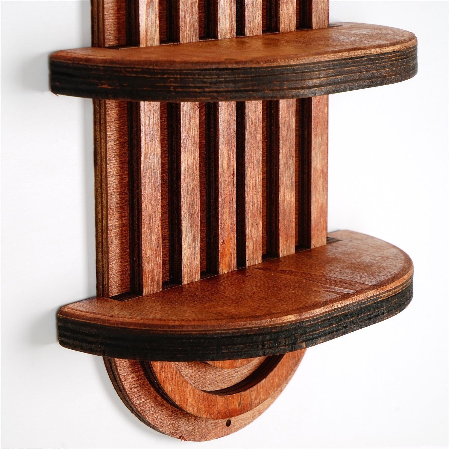 Prateleira de parede – 40 x 20 x 9 cm – Salmão – Contraplacado