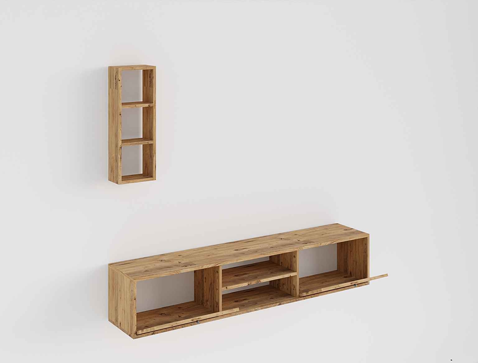 Móvel de TV – 180 cm x 35 cm x 35 cm – Carvalho Safira – MDF