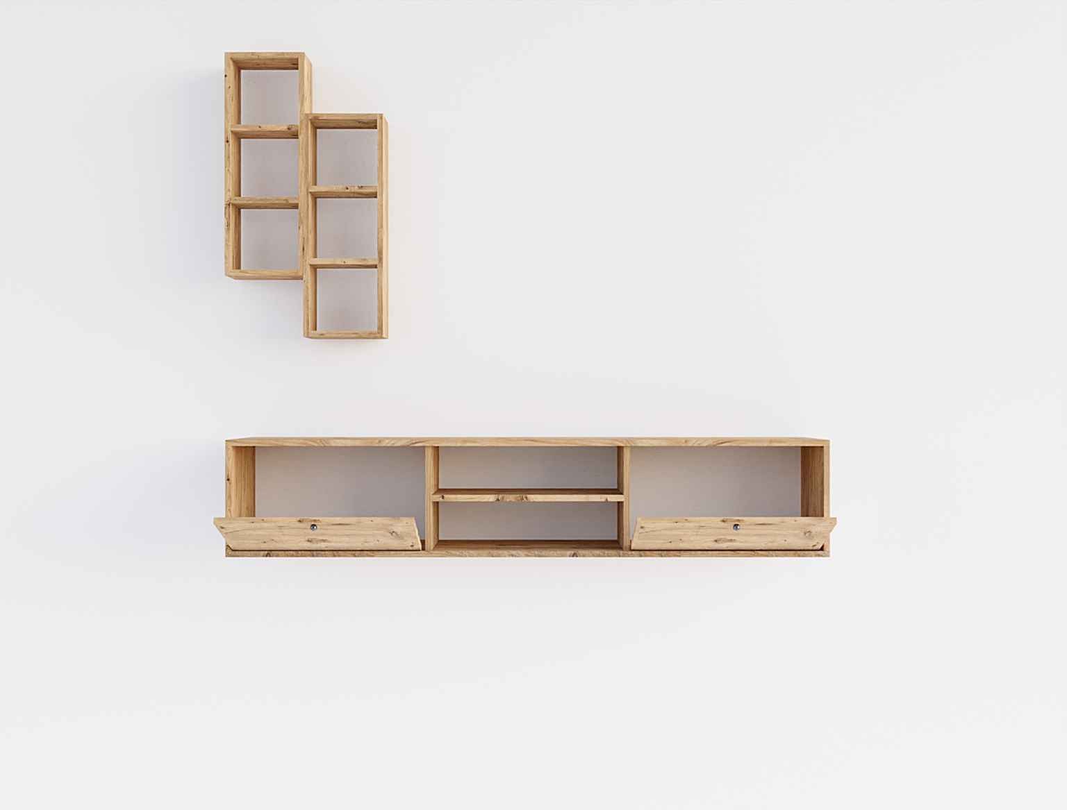 Móvel de TV – 180 cm x 35 cm x 35 cm – Carvalho Safira – MDF