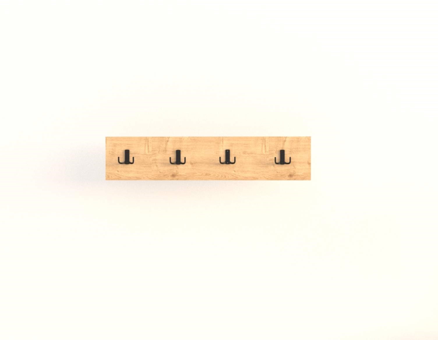 Cabide de Parede – 80cm x 15cm – Carvalho Safira – MDF revestido de melamina