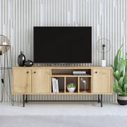 Móvel de TV – 150cm x 55cm x 40cm – Carvalho Safira – MDF