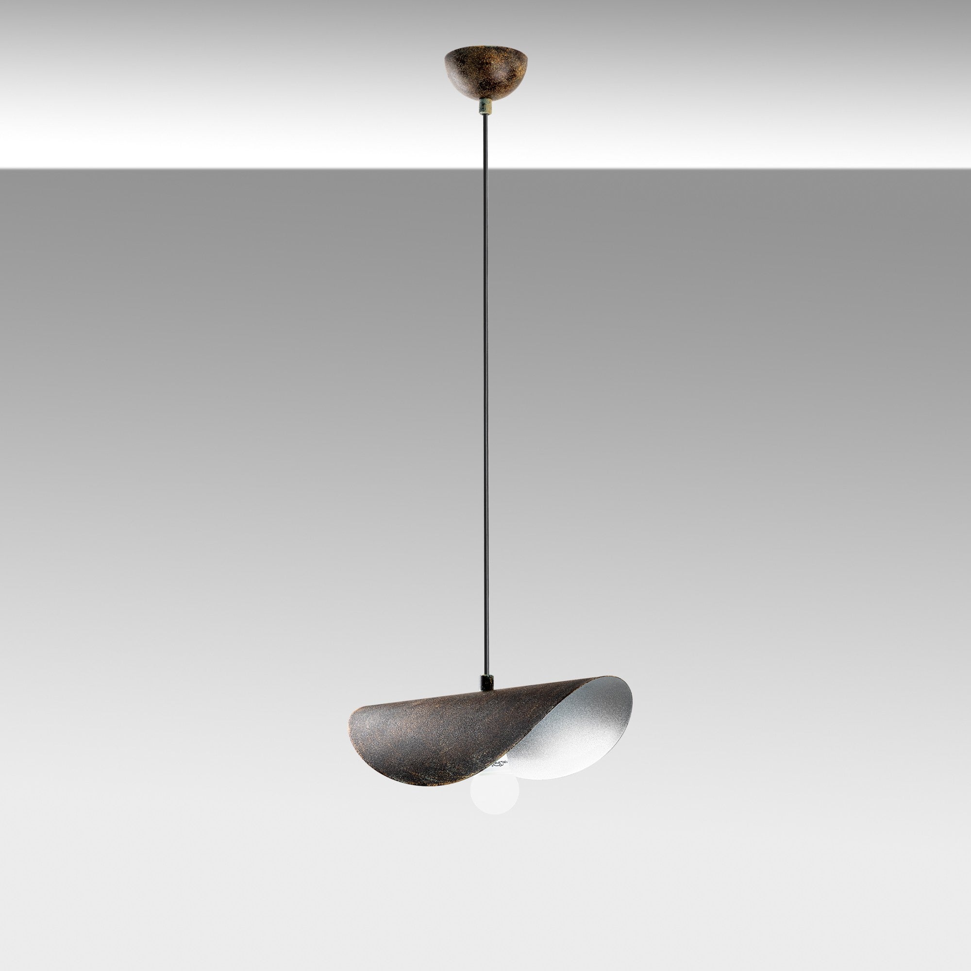 Candeeiro de Teto ajustável – 30 x 20 x 10 cm – Cor antiga – Metal