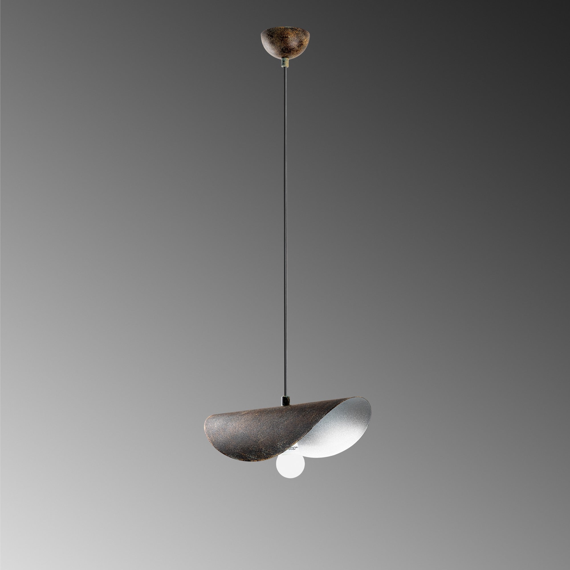 Candeeiro de Teto ajustável – 30 x 20 x 10 cm – Cor antiga – Metal