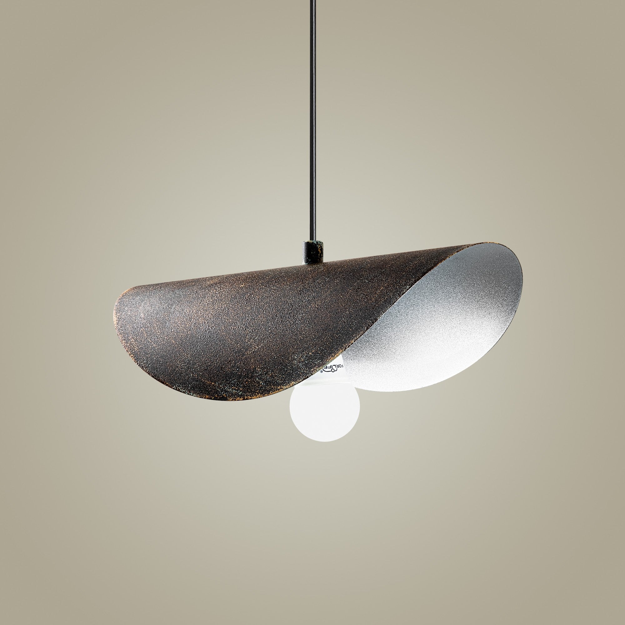 Candeeiro de Teto ajustável – 30 x 20 x 10 cm – Cor antiga – Metal