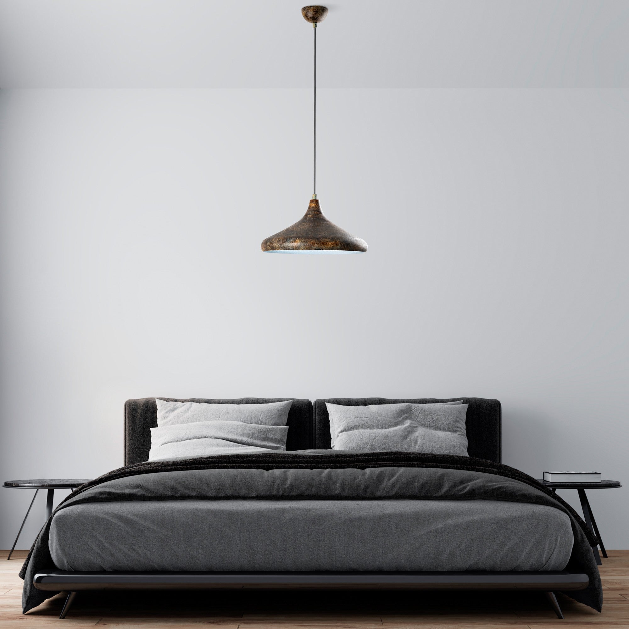 Candeeiro de Teto ajustável – Ø35 cm – Cor antiga – Corpo de metal