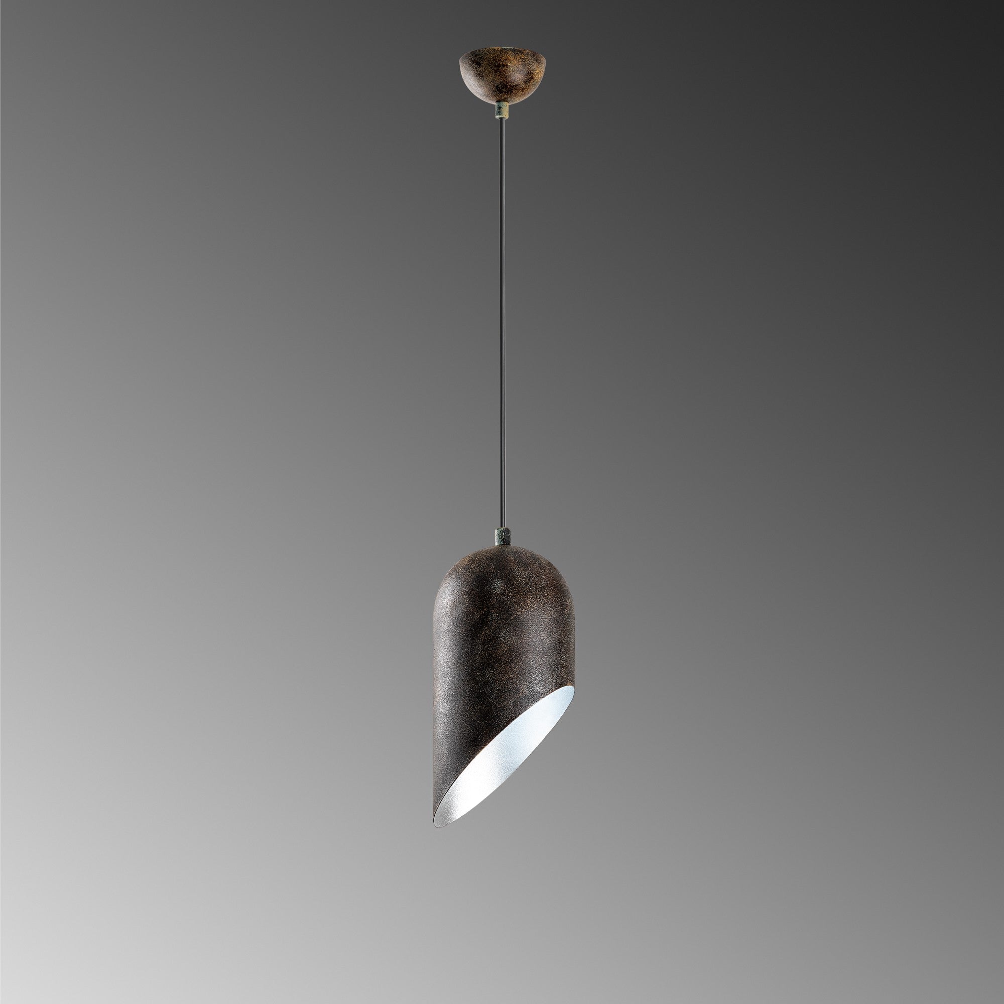Candeeiro de Teto elegante ajustável – Ø14 cm – Cor antiquada – Corpo de metal