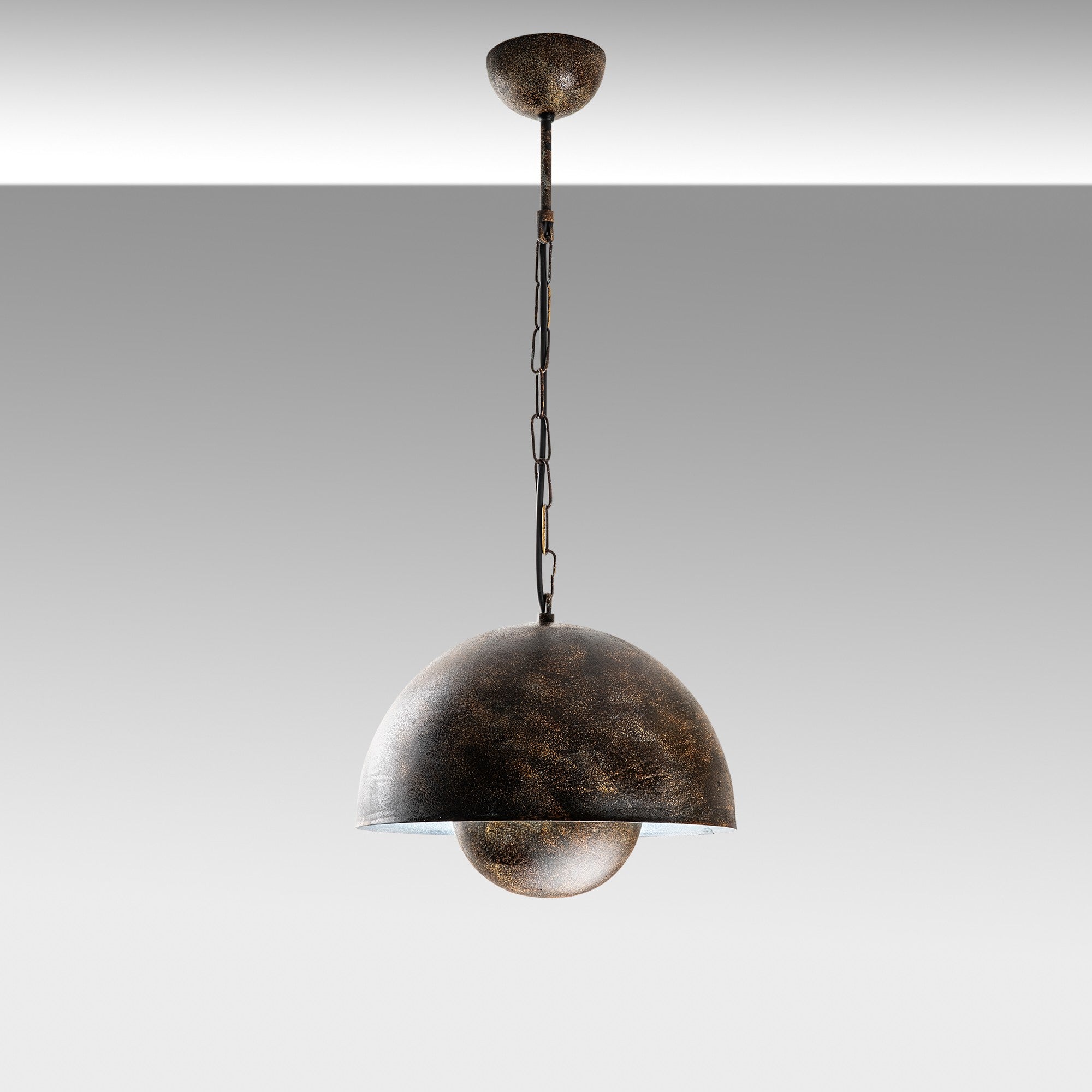 Candeeiro de Teto de metal – Ø30 cm – Cor antiquada – Metal
