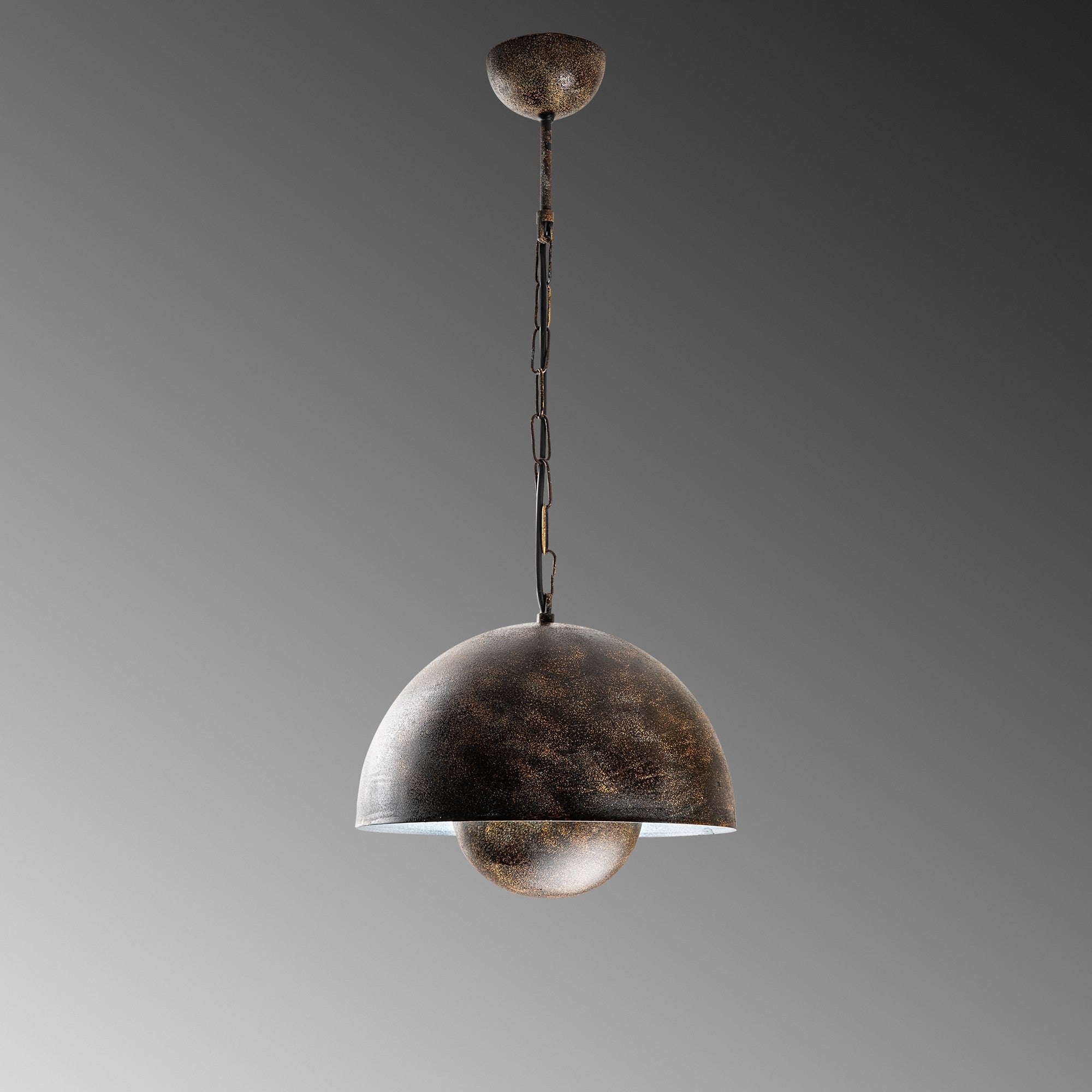 Candeeiro de Teto de metal – Ø30 cm – Cor antiquada – Metal