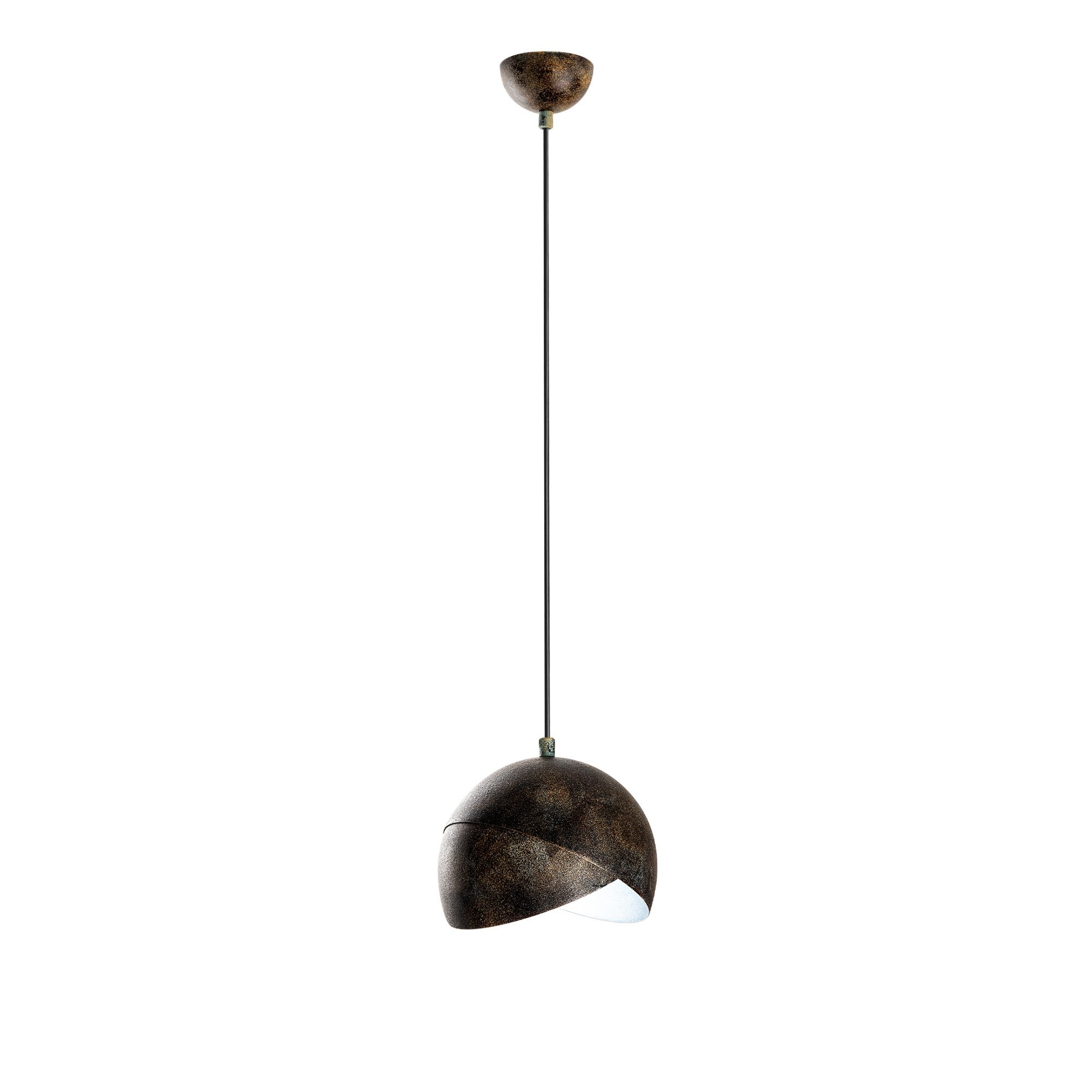 Candeeiro de Teto ajustável – Ø20 cm – cor antiquada – corpo de metal
