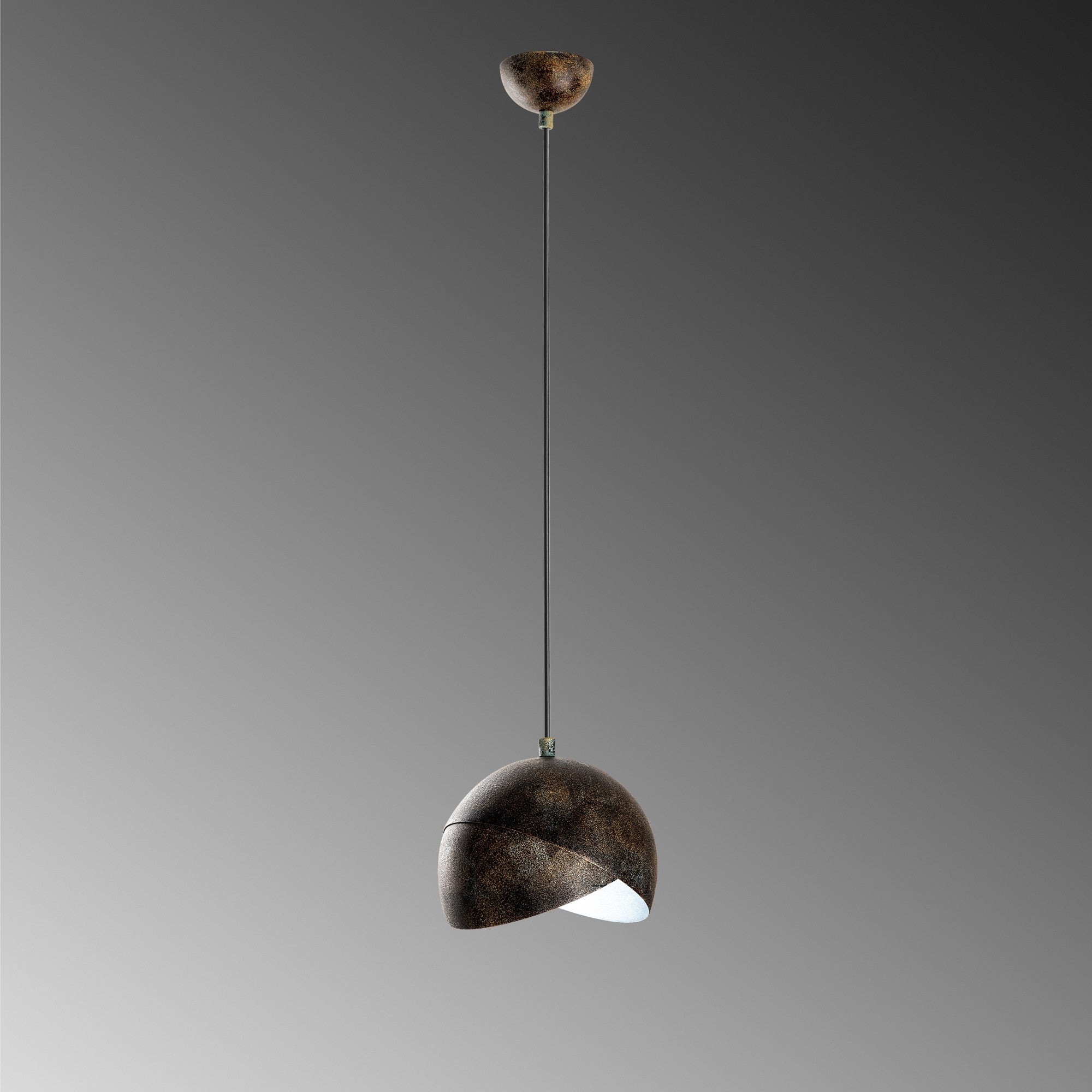 Candeeiro de Teto ajustável – Ø20 cm – cor antiquada – corpo de metal